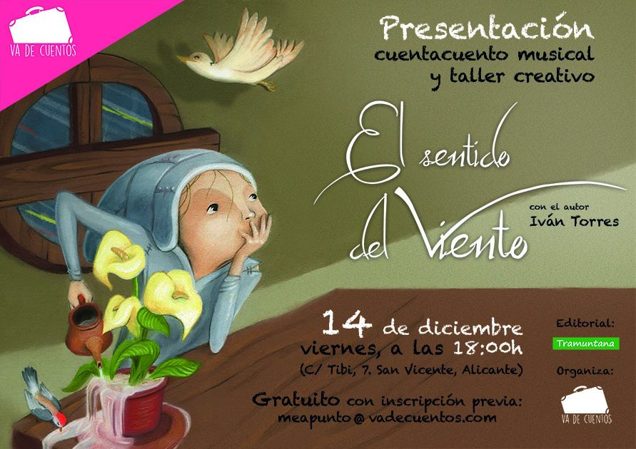 Presentación «El sentido del viento» en Va de Cuentos