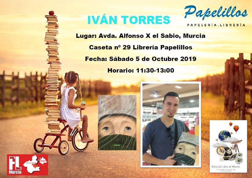 Feria del libro de Murcia.  5 de octubre de 2019